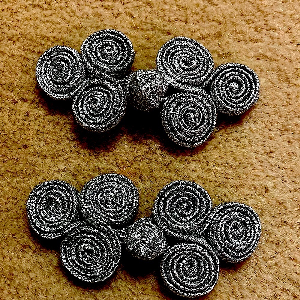 Elegant Metallic Silver Knot Embellishments 12 for $15